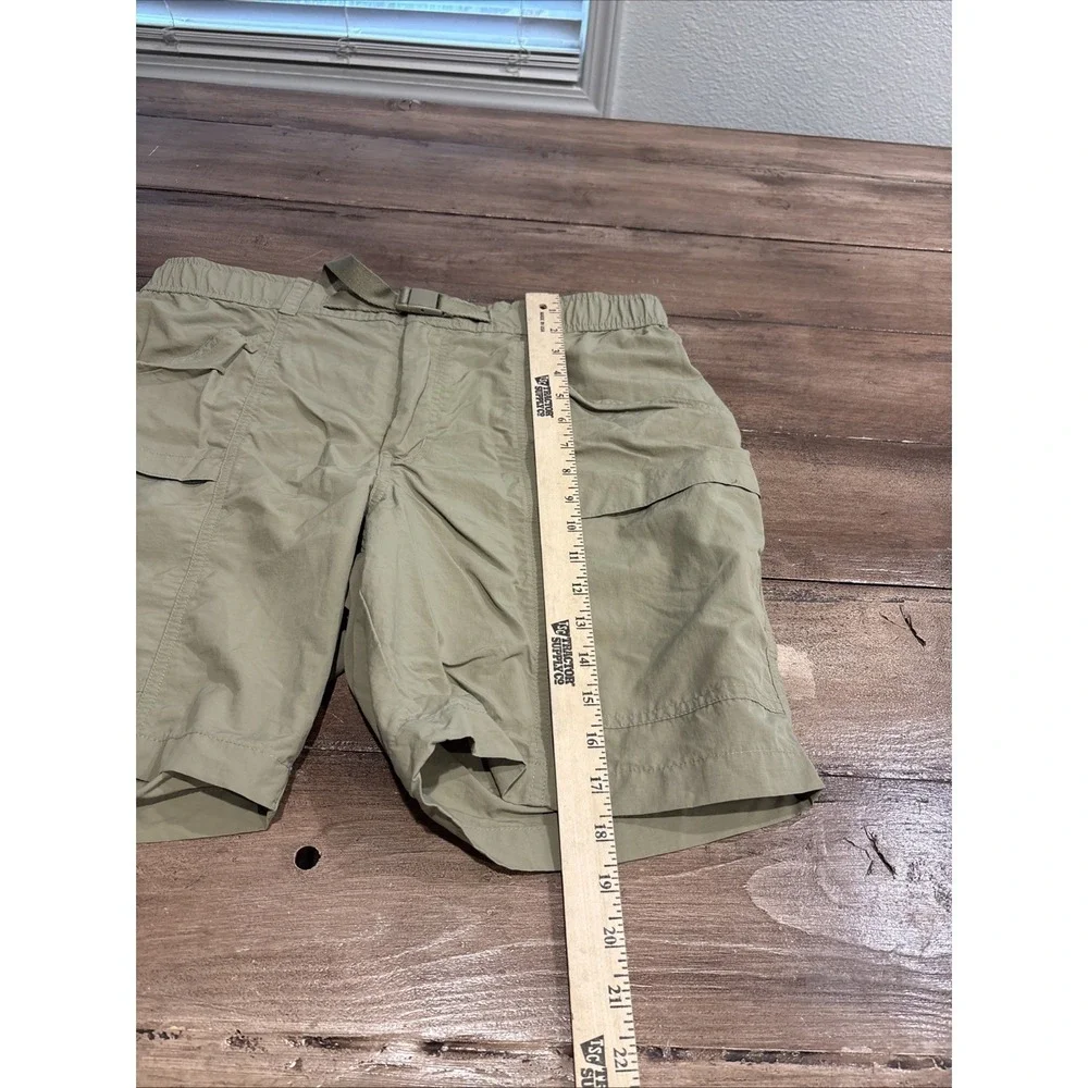 Eddie‎ Bauer Sport Swim Trunks Shorts Mens Medium Belted  Beige Cargo